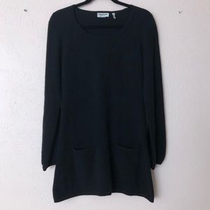 Michael Stars Cashmere Black Tunic